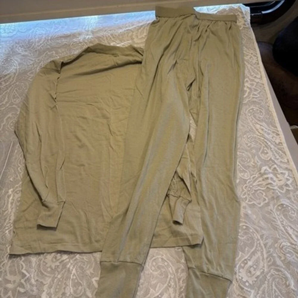 US Military Issue Long John Tops & Bottoms Thermal  Sz X Large Dry Duke
